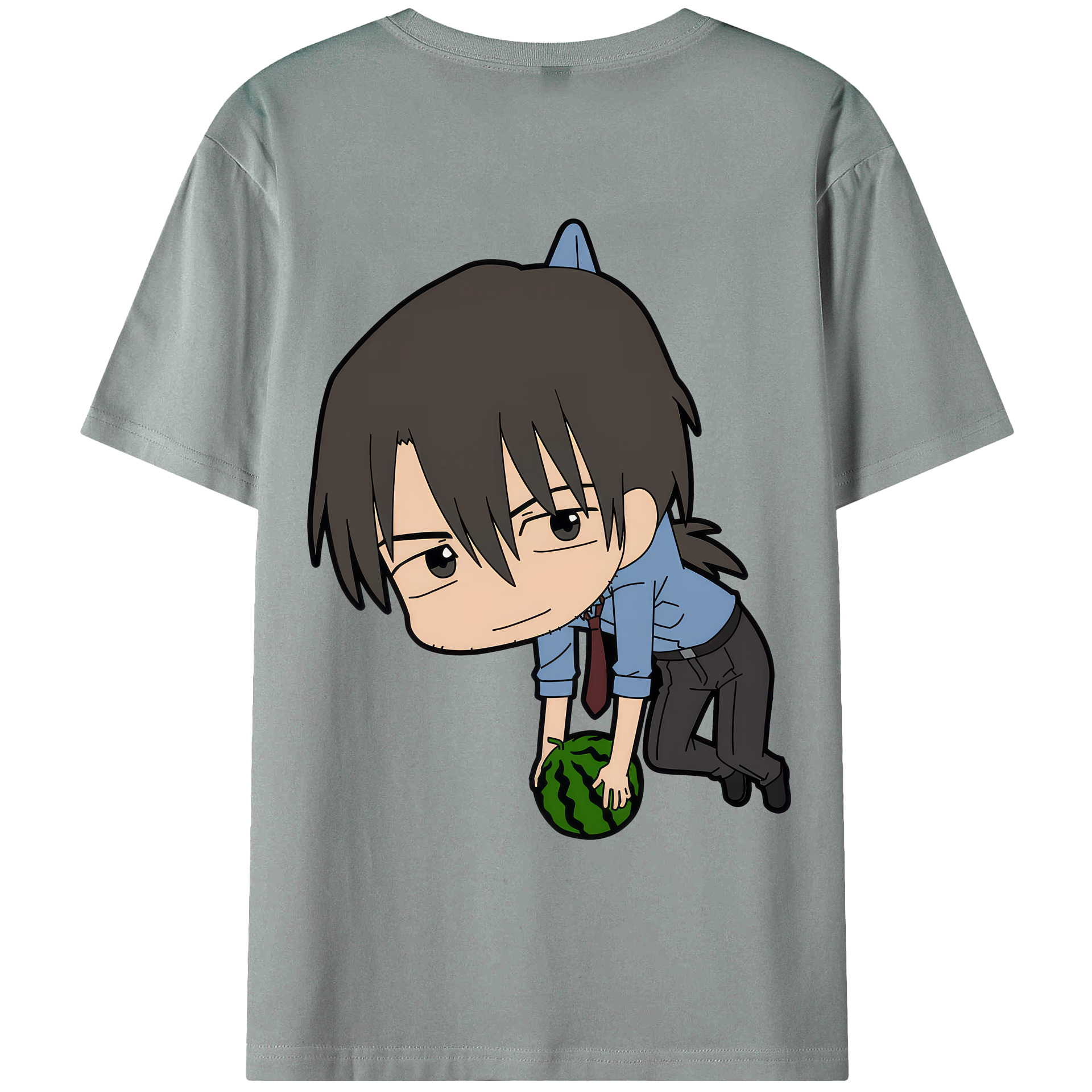 （画像用） EVA 新世紀エヴァンゲリオン 綿100％ メンズ半袖Tシャツ（バックプリント） 通気性